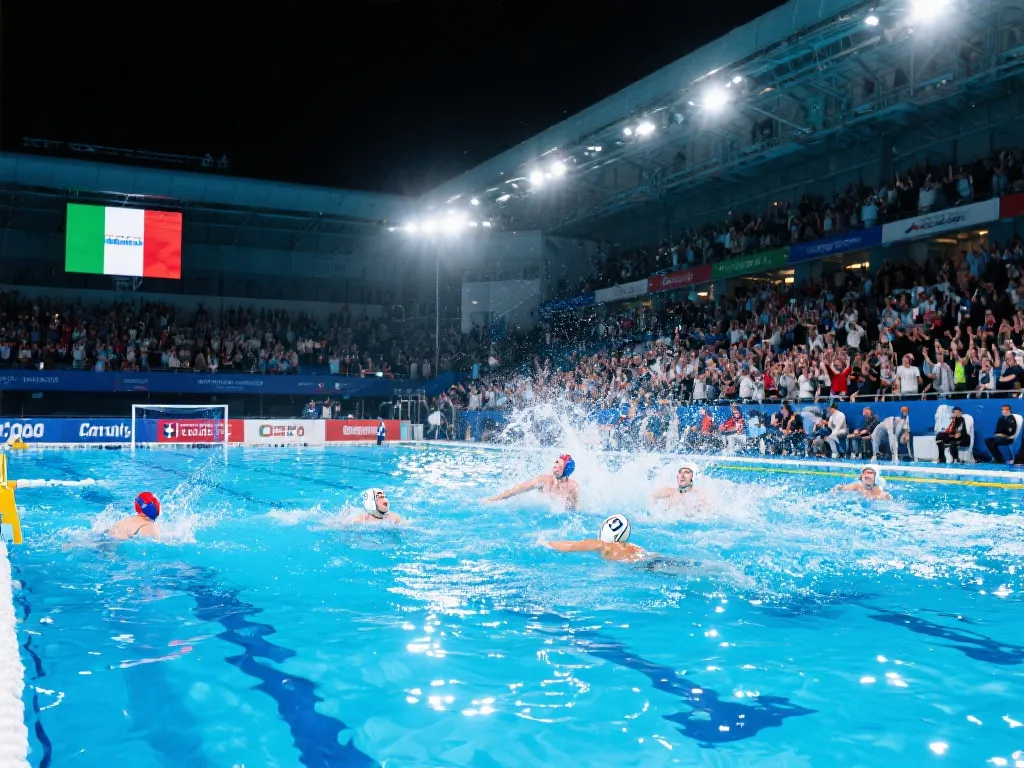 荣耀之战：意大利VS塞尔维亚，欧洲水球巅峰对决引爆夏日狂潮
